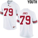 NCAA Ohio State Buckeyes Youth #79 Dawand Jones White Nike Football College Jersey IEX4445CI